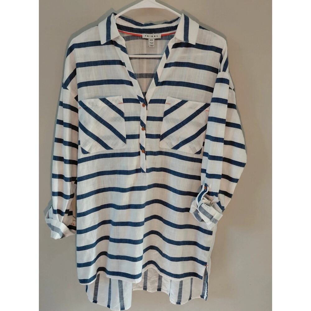 Tribal 100% Cotton Women's Top size Medium